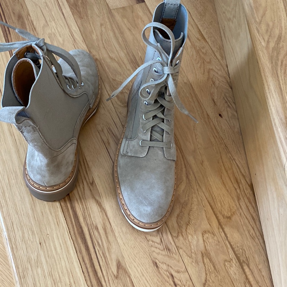 Rag &Bone suede and nylon boots